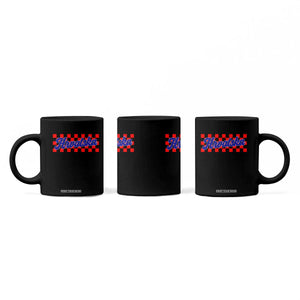 Hrvatska Coffee Mug Checkered Retro Croatia Zagreb Croatian TS10 Print Your Wear