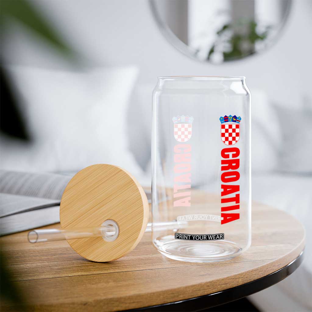 Croatia Glass Can Vintage Hrvatska Zagreb Croatian TS10 Print Your Wear
