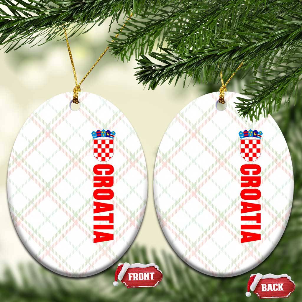 Croatia Ceramic Ornament Vintage Hrvatska Zagreb Croatian TS10 Print Your Wear
