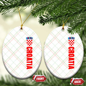 Croatia Ceramic Ornament Vintage Hrvatska Zagreb Croatian TS10 Print Your Wear