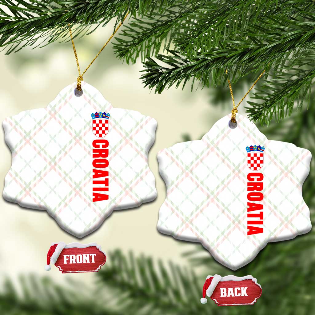 Croatia Ceramic Ornament Vintage Hrvatska Zagreb Croatian TS10 Print Your Wear