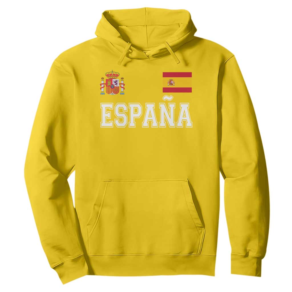 Spain Espana Hoodie Vintage Spanish Flag Royal Crest Graphic TS10 Daisy Print Your Wear