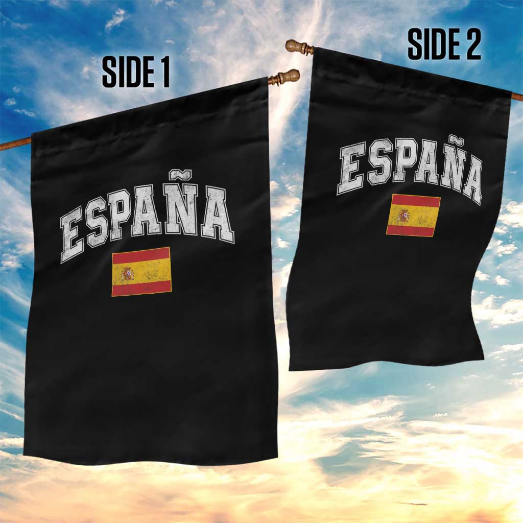 España Vintage Spanish Flag Pride Graphic Garden Flag TS10 Print Your Wear