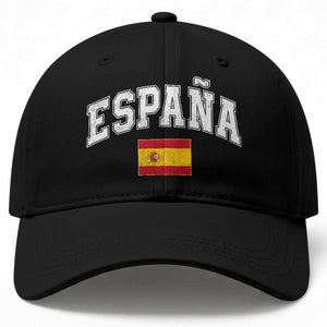España Vintage Spanish Flag Pride Graphic Baseball Cap TS10 Print Your Wear
