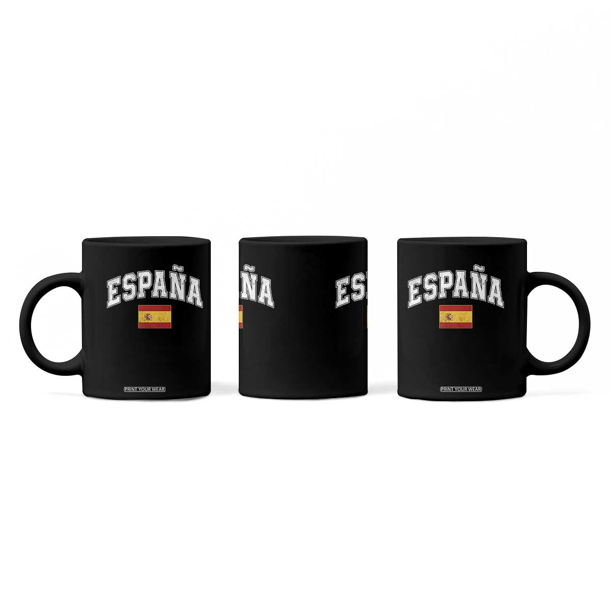 España Vintage Spanish Flag Pride Graphic Coffee Mug TS10 Print Your Wear