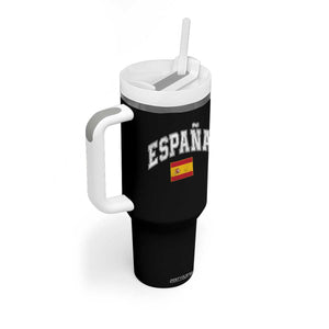 España Vintage Spanish Flag Pride Graphic Tumbler With Handle TS10 Print Your Wear