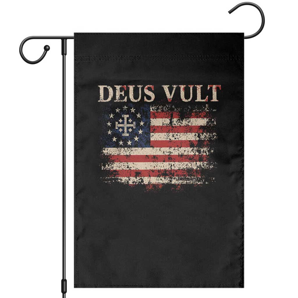 Catholic Knight Templar Crusader Cross Garden Flag Vintage American Flag TS10 Black Print Your Wear