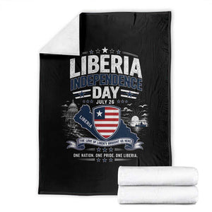 Liberia Independence Day July 26 Patriotic Pride Throw Blanket TS10 Black Print Your Wear