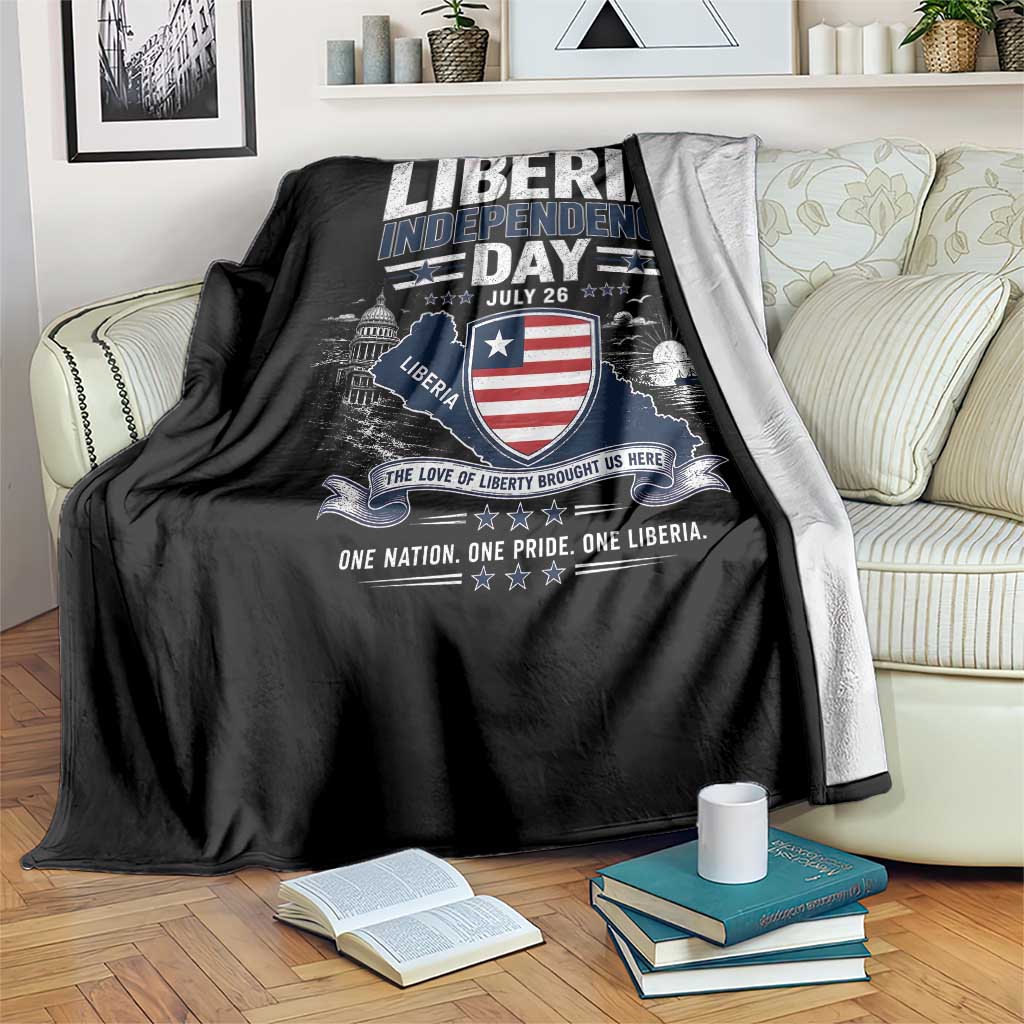 Liberia Independence Day July 26 Patriotic Pride Throw Blanket TS10 Print Your Wear