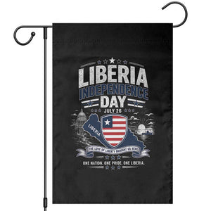 Liberia Independence Day July 26 Patriotic Pride Garden Flag TS10 Black Print Your Wear