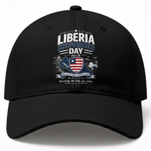Liberia Independence Day July 26 Patriotic Pride Baseball Cap TS10 Print Your Wear