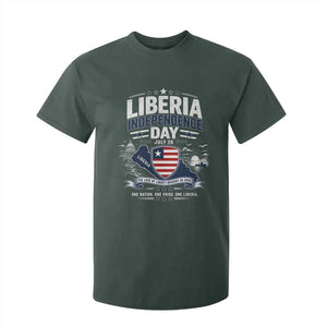 Liberia Independence Day July 26 Patriotic Pride T Shirt For Kid TS10 Dark Forest Green Print Your Wear