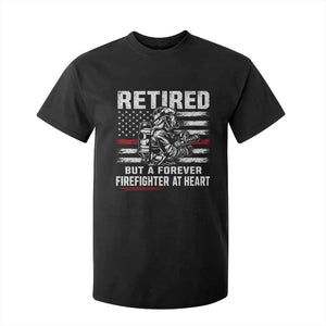 Retired Firefighter T Shirt For Kid Fireman Pride 911 Rescue Retirement Gift TS10 Black Print Your Wear