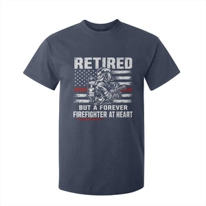 Retired Firefighter T Shirt For Kid Fireman Pride 911 Rescue Retirement Gift TS10 Navy Print Your Wear