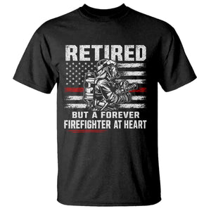 Retired Firefighter T Shirt Fireman Pride 911 Rescue Retirement Gift TS10 Black Print Your Wear