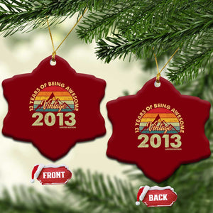 13th Birthday Ceramic Ornament Vintage 2013 Limited Edition 13 Year Old Gift TS10 Print Your Wear