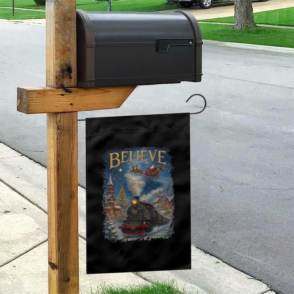 Polar Express Garden Flag Retro Vintage Christmas Believe TS10 Print Your Wear