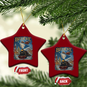 Polar Express Ceramic Ornament Retro Vintage Xmas Believe TS10 Print Your Wear