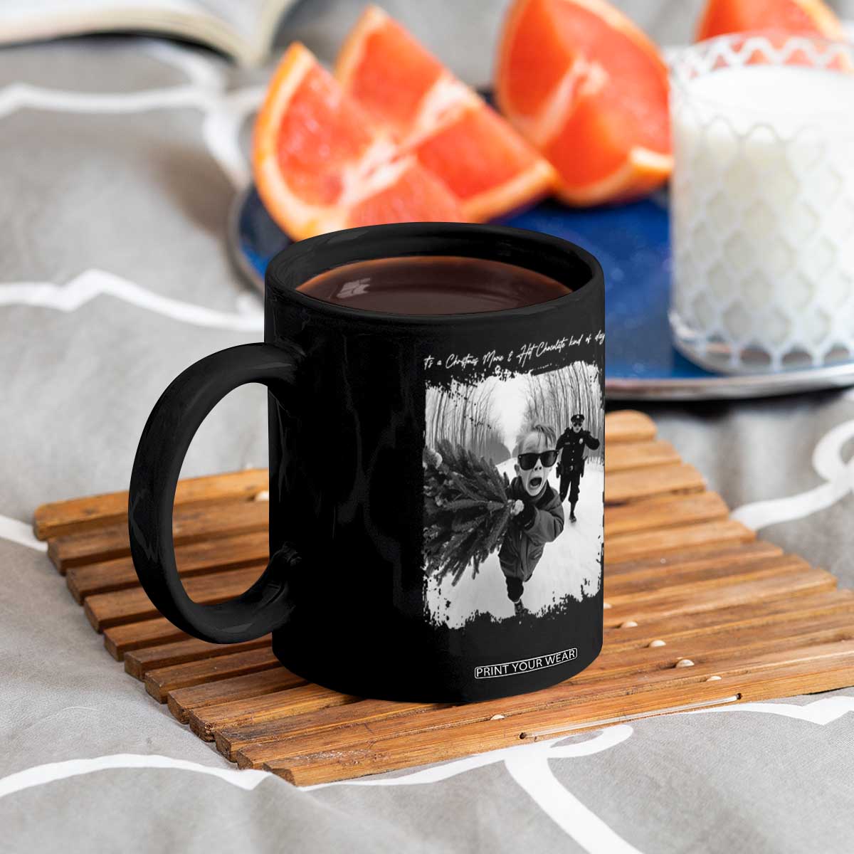 Funny Christmas Movie Coffee Mug Funny Kevin Home Xmas Meme Alone TS10 Print Your Wear