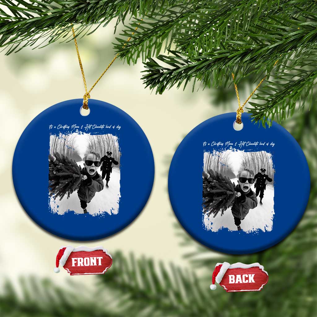 Funny Christmas Movie Ceramic Ornament Funny Kevin Home Xmas Meme Alone TS10 1pc Blue Print Your Wear