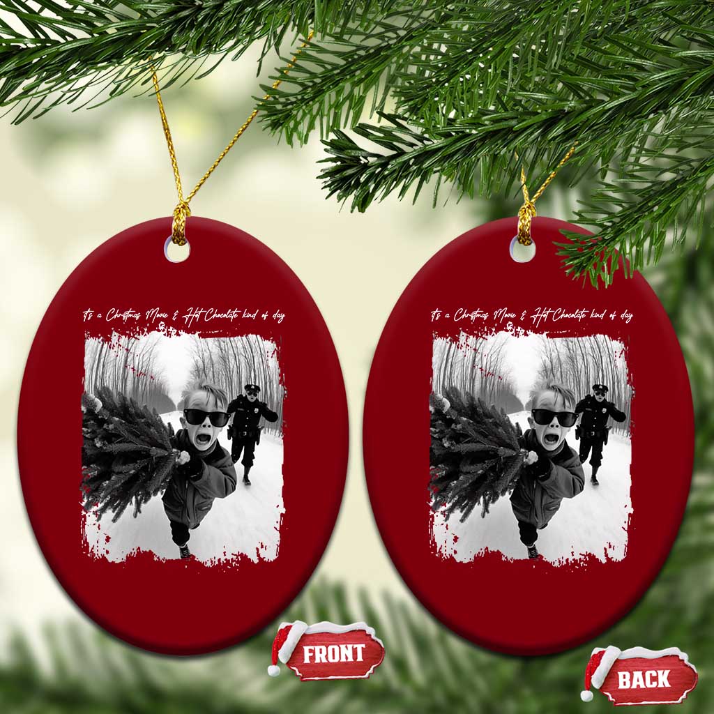 Funny Christmas Movie Ceramic Ornament Funny Kevin Home Xmas Meme Alone TS10 Print Your Wear