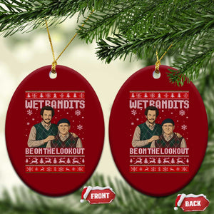 Ugly Christmas Movie Ceramic Ornament Funny Wet Bandits Home Xmas Alone TS10 Print Your Wear