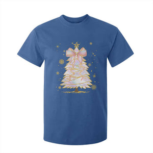 Christmas Tree Bow T Shirt For Kid Gift For Her TS10 Royal Blue Print Your Wear