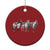 Horse Xmas Christmas Ornament Western Cowboy Cowgirl Howdy Country TS10 Print Your Wear