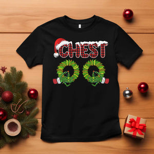 Christmas Couples T Shirt Chest Nuts Funny Couples Matching Chestnuts TS10 Black Print Your Wear