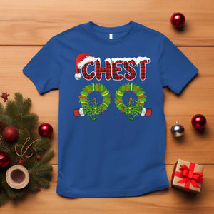 Christmas Couples T Shirt Chest Nuts Funny Couples Matching Chestnuts TS10 Royal Blue Print Your Wear