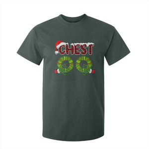 Christmas Couples T Shirt For Kid Chest Nuts Funny Couples Matching Chestnuts TS10 Dark Forest Green Print Your Wear