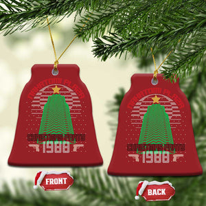 Nakatomi Plaza Xmas Party 1988 Christmas Ornament Xmas Gift Funny 80's Die Movie Bruce TS10 Bell Flake Red Print Your Wear