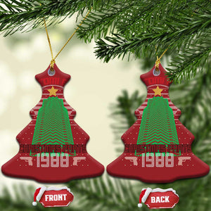 Nakatomi Plaza Xmas Party 1988 Christmas Ornament Xmas Gift Funny 80's Die Movie Bruce TS10 Christmas Tree Red Print Your Wear