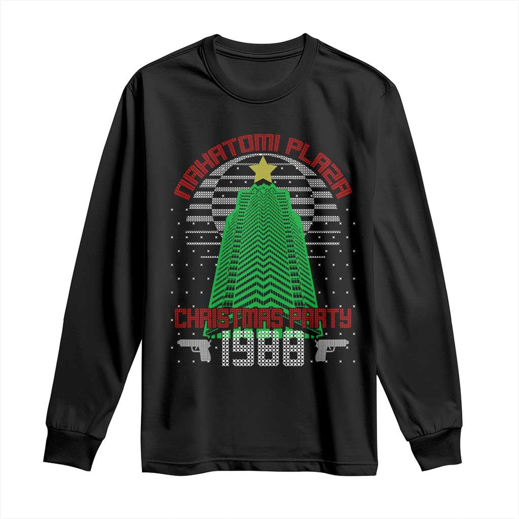 Nakatomi Plaza Christmas Party 1988 Long Sleeve Shirt Xmas Gift Funny 80's Die Movie Bruce TS10 Black Print Your Wear