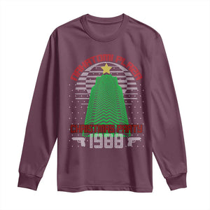 Nakatomi Plaza Christmas Party 1988 Long Sleeve Shirt Xmas Gift Funny 80's Die Movie Bruce TS10 Maroon Print Your Wear