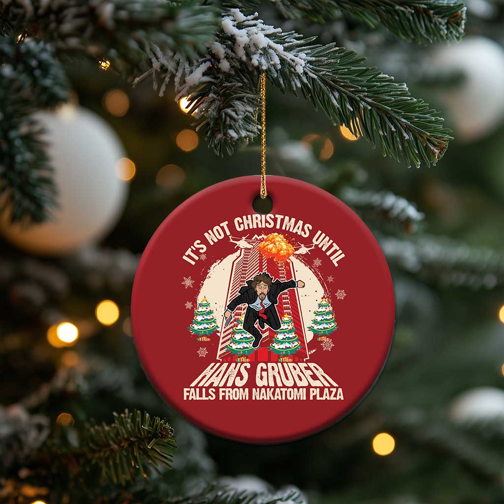 Xmas Nakatomi Plaza Christmas Ornament Hans Gruber Xmas Party 2024 TS10 Print Your Wear