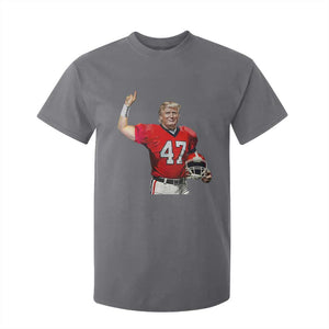 Trump Football T Shirt For Kid Vintage Sports Fan TS10 Charcoal Print Your Wear