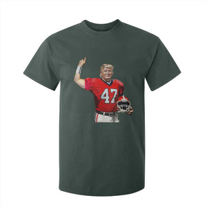 Trump Football T Shirt For Kid Vintage Sports Fan TS10 Dark Forest Green Print Your Wear