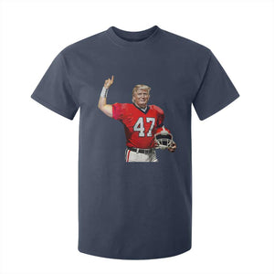 Trump Football T Shirt For Kid Vintage Sports Fan TS10 Navy Print Your Wear