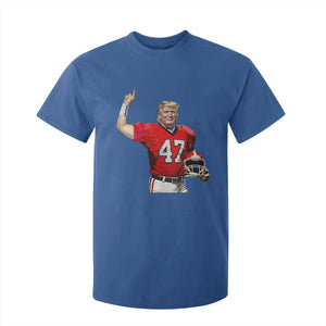 Trump Football T Shirt For Kid Vintage Sports Fan TS10 Royal Blue Print Your Wear