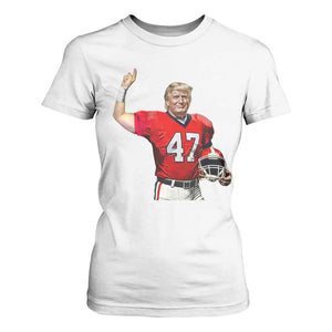 Trump Football T Shirt For Women Vintage Sports Fan TS10 White Print Your Wear