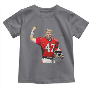 Trump Football Toddler T Shirt Vintage Sports Fan TS10 Charcoal Print Your Wear