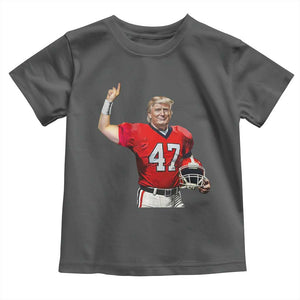 Trump Football Toddler T Shirt Vintage Sports Fan TS10 Dark Heather Print Your Wear