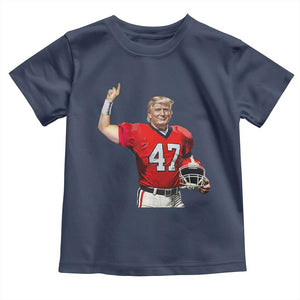 Trump Football Toddler T Shirt Vintage Sports Fan TS10 Navy Print Your Wear