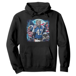 Trump Football Hoodie Vintage Sports Fan Game Day TS10 Black Print Your Wear