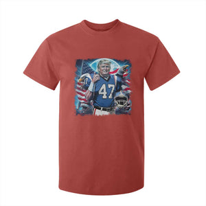 Trump Football T Shirt For Kid Vintage Sports Fan Game Day TS10 Red Print Your Wear