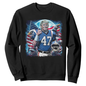 Trump Football Sweatshirt Vintage Sports Fan Game Day TS10 Black Print Your Wear