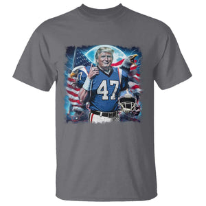 Trump Football T Shirt Vintage Sports Fan Game Day TS10 Charcoal Print Your Wear