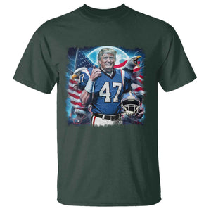 Trump Football T Shirt Vintage Sports Fan Game Day TS10 Dark Forest Green Print Your Wear