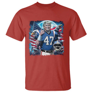 Trump Football T Shirt Vintage Sports Fan Game Day TS10 Red Print Your Wear